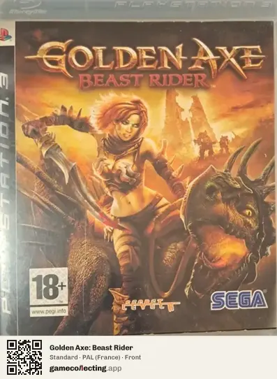 Golden Axe: Beast Rider PlayStation 3, France box front