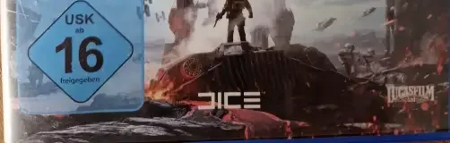 Star Wars Battlefront, the USK square on its front
