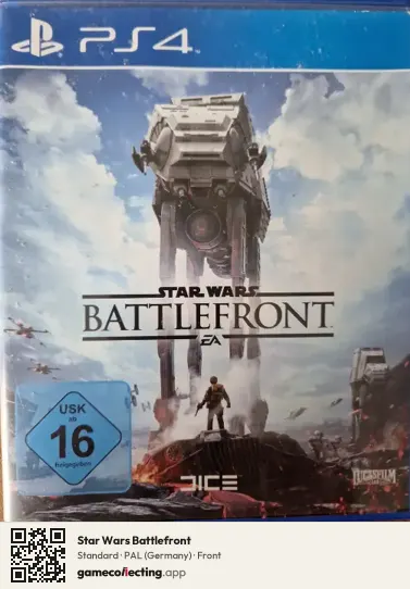 Star Wars Battlefront PlayStation 4, Germany box front