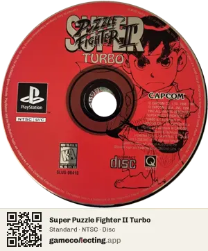 Super Puzzle Fighter II Turbo PlayStation, NTSC disc