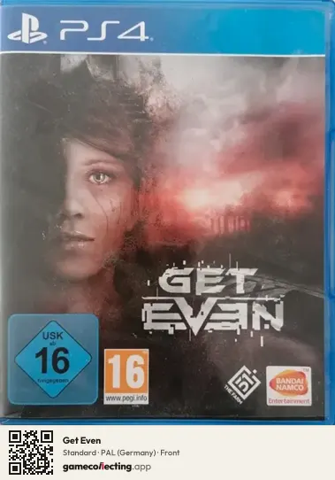 Get Even PlayStation 4, Germany box front