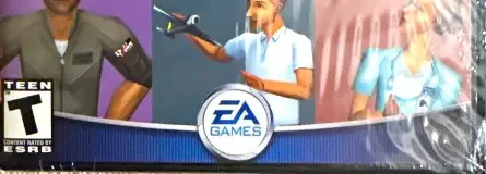 The Sims, the ESRB box on its front