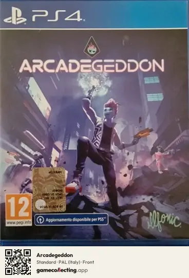 Arcadegeddon PlayStation 4, Italy box front