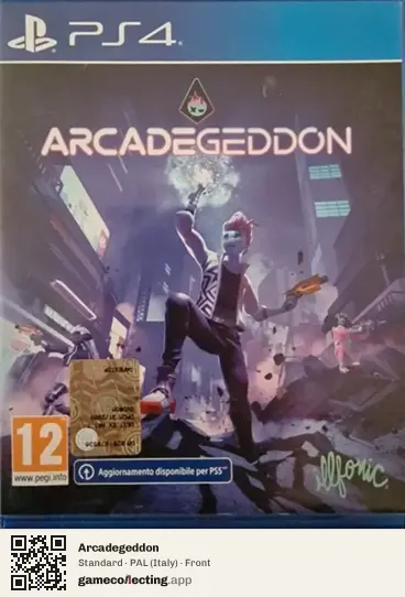 Arcadegeddon PlayStation 4, Italy box front