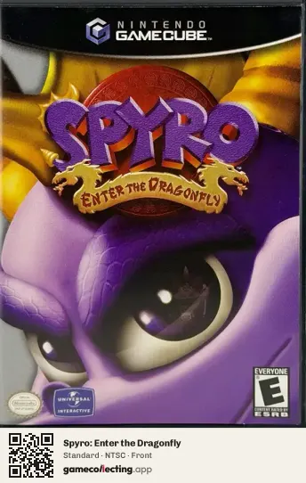 Spyro: Enter the Dragonfly Nintendo GameCube, NTSC box front