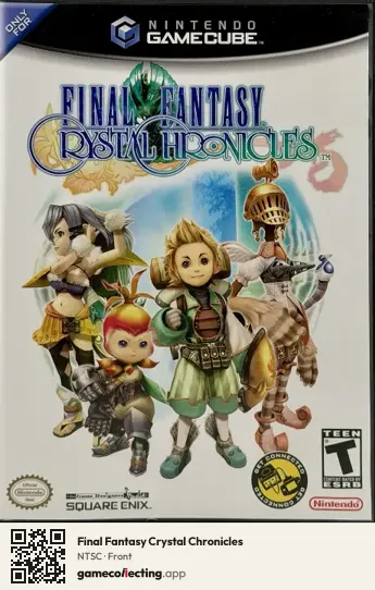 Final Fantasy Crystal Chronicles Nintendo GameCube, NTSC box front