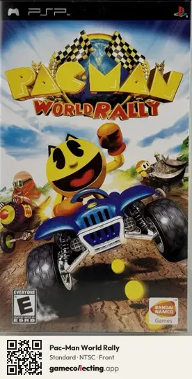 Pac-Man World Rally PlayStation Portable, NTSC box front