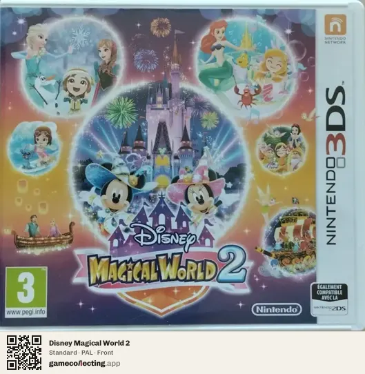 Disney Magical World 2 Nintendo 3DS, PAL box front