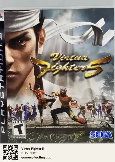 Virtua Fighter 5 PlayStation 3, NTSC box front