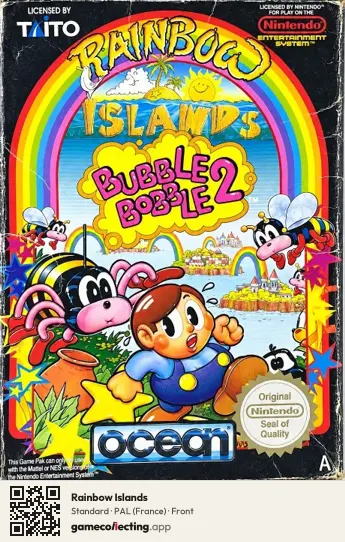 Rainbow Islands Nintendo Entertainment System, France box front