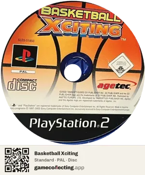 Basketball Xciting PlayStation 2, PAL disc