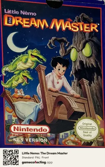 Little Nemo: The Dream Master Nintendo Entertainment System, PAL box front