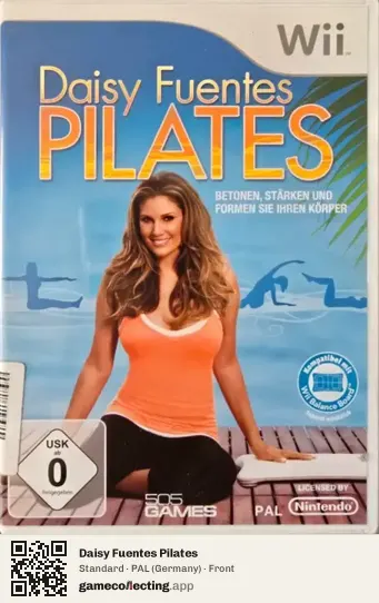 Daisy Fuentes Pilates Nintendo Wii, Germany box front