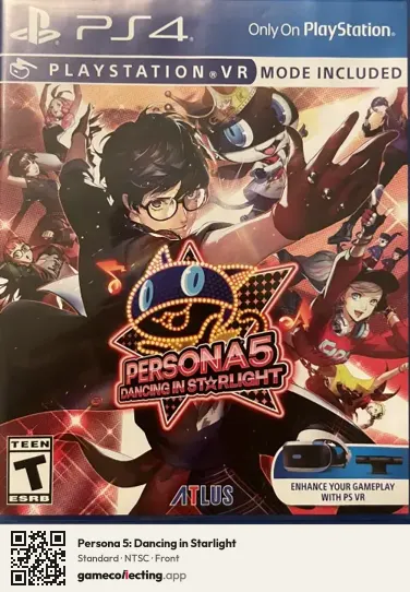 Persona 5: Dancing in Starlight PlayStation 4, NTSC box front