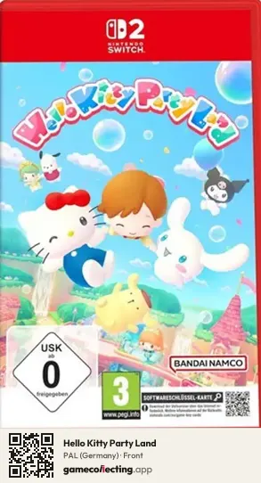Hello Kitty Party Land Nintendo Switch 2, Germany box front