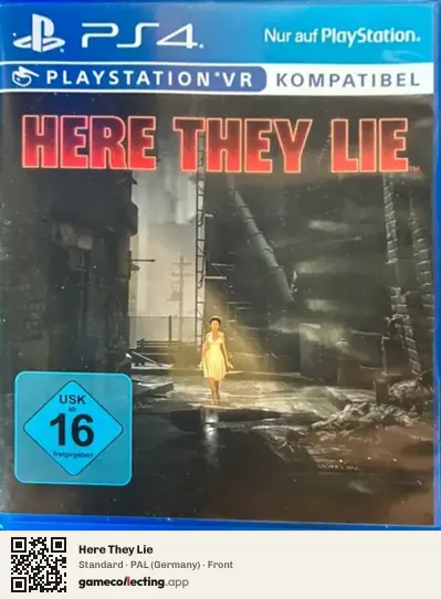 Here They Lie PlayStation 4, Germany box front