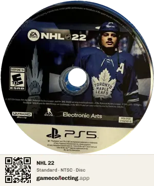 NHL 22 PlayStation 5, NTSC disc