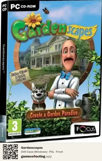 Gardenscapes Computer, PAL box front