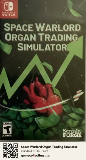 Space Warlord Organ Trading Simulator Nintendo Switch, NTSC box front
