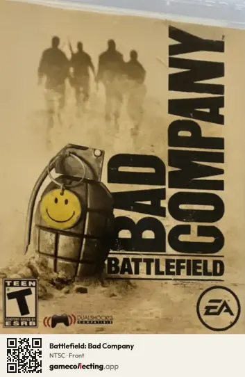 Battlefield: Bad Company PlayStation 3, NTSC box front