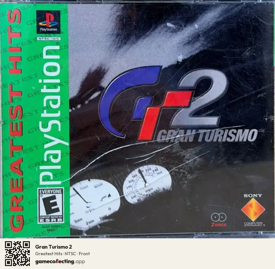 Gran Turismo 2 PlayStation, NTSC box front