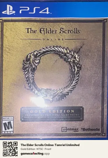 The Elder Scrolls Online: Tamriel Unlimited PlayStation 4, NTSC box front