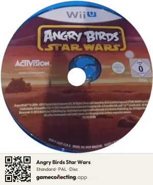 Angry Birds Star Wars Nintendo Wii U, PAL disc