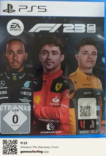 F1 23 PlayStation 5, Germany box front