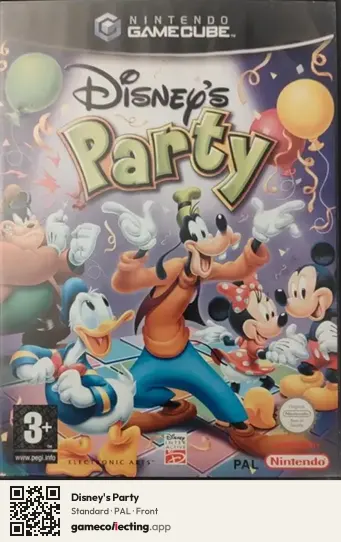 Disney's Party Nintendo GameCube, PAL box front
