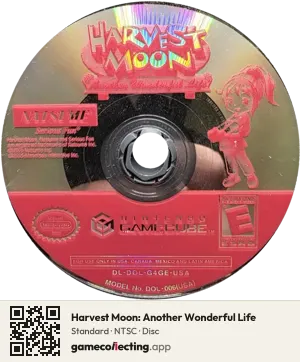 Harvest Moon: Another Wonderful Life Nintendo GameCube, NTSC disc