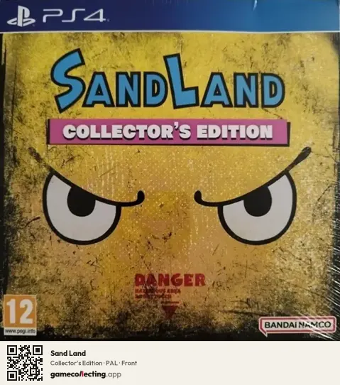 Sand Land PlayStation 4, PAL box front