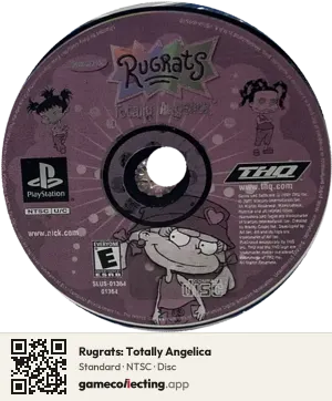 Rugrats: Totally Angelica PlayStation, NTSC disc