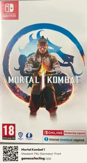 Mortal Kombat 1 Nintendo Switch, Germany box front