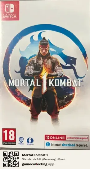 Mortal Kombat 1 Nintendo Switch, Germany box front