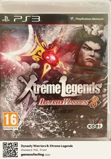 Dynasty Warriors 8: Xtreme Legends PlayStation 3, PAL box front