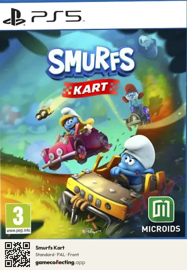 Smurfs Kart PlayStation 5, PAL box front
