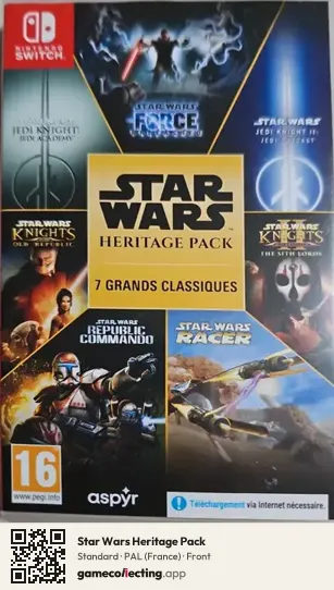 Star Wars Heritage Pack Nintendo Switch, France box front
