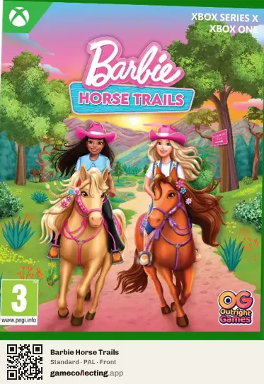 Barbie Horse Trails Xbox Series X, PAL box front
