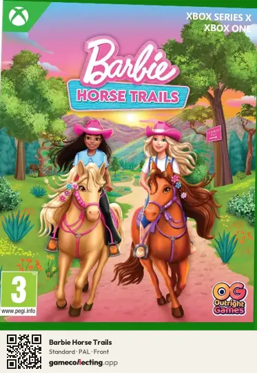 Barbie Horse Trails Xbox Series X, PAL box front
