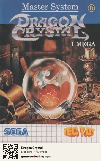 Dragon Crystal Sega Master System, PAL box front