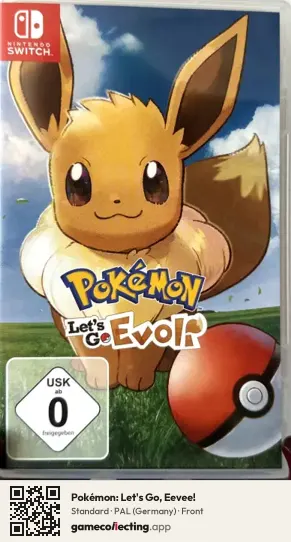 Pokémon: Let's Go, Eevee! Nintendo Switch, Germany box front