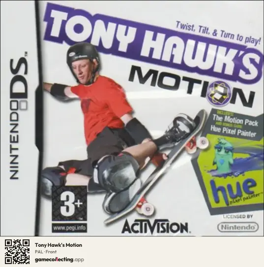 Tony Hawk's Motion Nintendo DS, PAL box front
