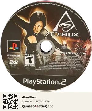 Æon Flux PlayStation 2, NTSC disc