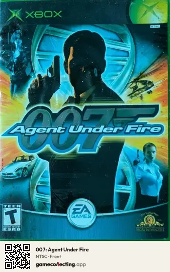 007: Agent Under Fire Xbox, NTSC box front