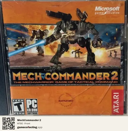 MechCommander 2 Computer, NTSC box front