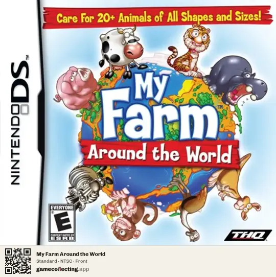 My Farm Around the World Nintendo DS, NTSC box front