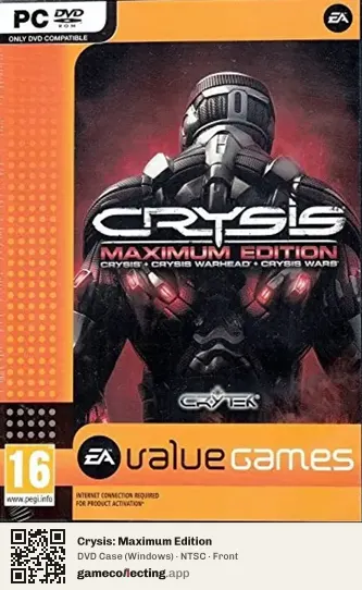 Crysis: Maximum Edition Computer, NTSC box front