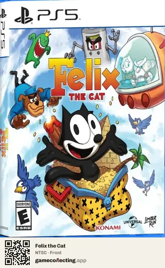 Felix the Cat PlayStation 5, NTSC box front