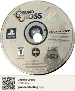 Chrono Cross PlayStation, NTSC disc