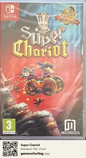 Super Chariot Nintendo Switch, PAL box front